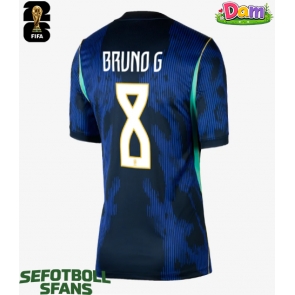 Brasilien Bruno Guimaraes #8 Bortatröja Kvinnor VM 2026 Kortärmad